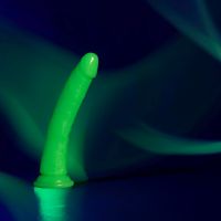 RealRock Slim Dildo realista con ventosa - Brilla en la oscuridad - 22,5 cm, imagen 6