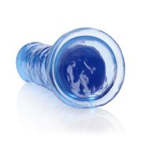 RealRock Dildo realista recto de cristal transparente con ventosa - 23 cm, imagen 5