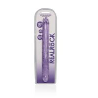 RealRock Dildo doble realista - 45 cm - Morado, imagen 4