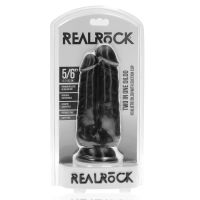RealRock Two in One Dildo doble - 12,7/15,2 cm - Negro, imagen 2