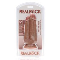 RealRock Two in One Dildo doble - 12,7/15,2 cm - Tan, imagen 2