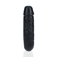 RealRock Dildo doble en forma de U - 12,7 cm - Negro, imagen 5