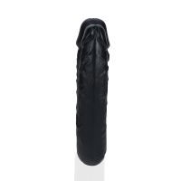 RealRock Dildo doble en forma de U - 12,7 cm - Negro, imagen 6