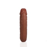 RealRock Dildo Doble en Forma de U - 12,7 cm - Beige, imagen 6