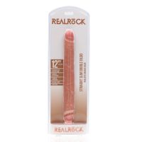 RealRock Slim Dildo doble - 30,5 cm - Carne, imagen 2