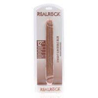 RealRock Slim Dildo doble - 30,5 cm - Beige, imagen 2