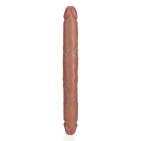 RealRock Slim Dildo doble - 30,5 cm - Beige, imagen 4