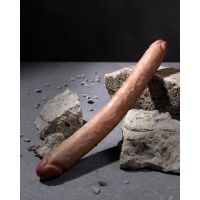 RealRock Slim Dildo doble - 35,6 cm - Tan, imagen 6