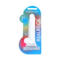 RealRock Dildo realista con ventosa y LED recargable - 18 cm, imagen 2