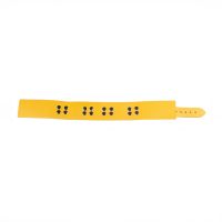 Red Leather Collar Ultra de cuero - Amarillo, imagen 4