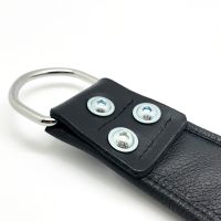 Red Leather Esposas de suspensión de cuero - Negro, imagen 5