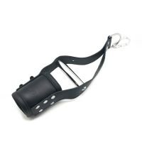 Red Leather Esposas de suspensión Deluxe de cuero - Negro, imagen 2