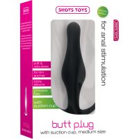 Shots Toys Plug anal con mango - Medio, imagen 2