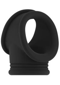Sono No.48 - Cockring con ball strap - Negro