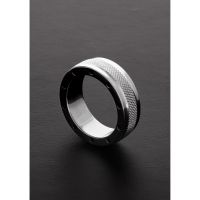 Steel by Shots COOL and KNURL Cockring de acero - 15 x 50 mm