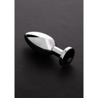 Steel by Shots Plug anal con gema de acero - Grande