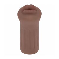 XKIN Raw - The Grip - Masturbador pequeño de TPE - 137g - Marrón, imagen 3