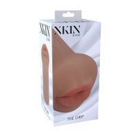 XKIN Raw - The Grip - Masturbador pequeño de TPE - 137g - Marrón claro, imagen 5