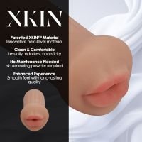XKIN Raw - The Grip - Masturbador pequeño de TPE - 137g - Marrón claro, imagen 6