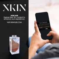 XKIN Raw - The Grip - Masturbador pequeño de TPE - 137g - Marrón claro, imagen 7