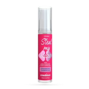 Crushious Steal My Kisses - Lubricante - Sabor fresa con champán - 10 ml