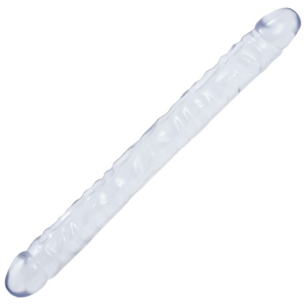 Doc Johnson Crystal Jellies Dildo Doble - 45 cm