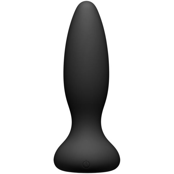 Doc Johnson Vibe - Plug anal de silicona con control remoto - Negro