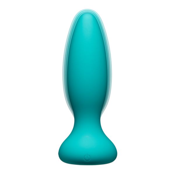 Doc Johnson Vibe - Plug anal de silicona con control remoto - Verde