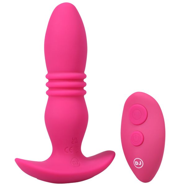 Doc Johnson Rise - Plug anal de silicona con control remoto