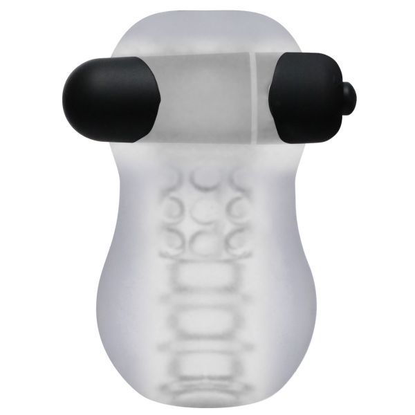 Doc Johnson GoodHead - Helping Head Pro - Masturbador vibrador - Transparente