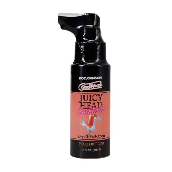 Doc Johnson Juicy Head - Cocktails - Spray para la boca seca - Bellini de melocotón - 59 ml