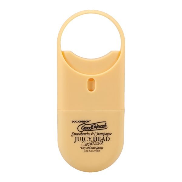 Doc Johnson Juicy Head - Cocktails - Spray para boca seca de viaje - Strawberries and Champagne - 9 ml