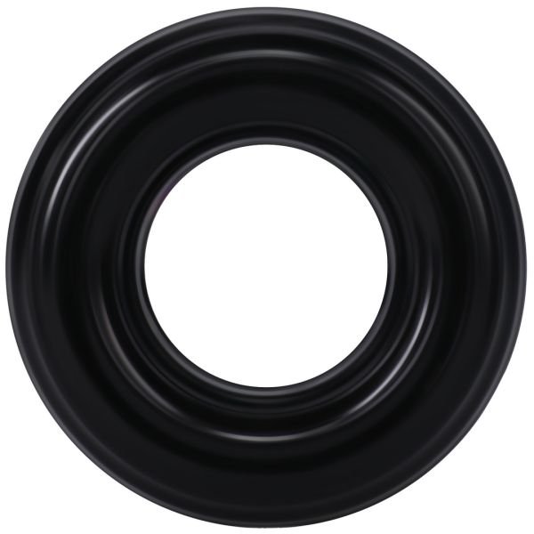 Doc Johnson Ribbed Donut - Cockring - Negro