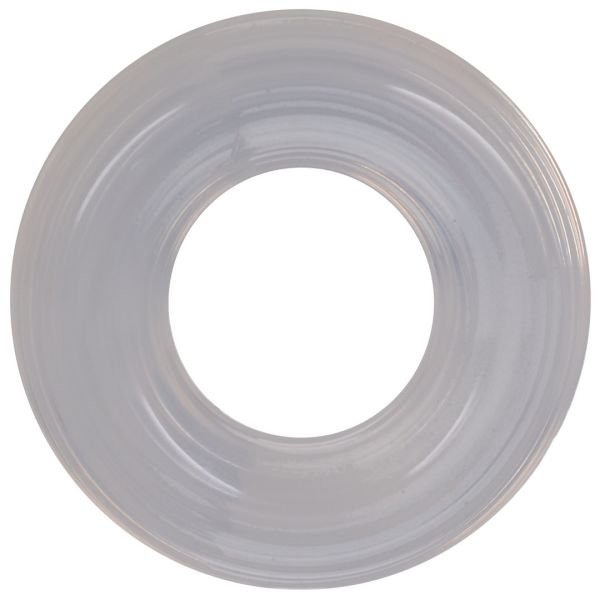 Doc Johnson Ribbed Donut - Cockring - Transparente