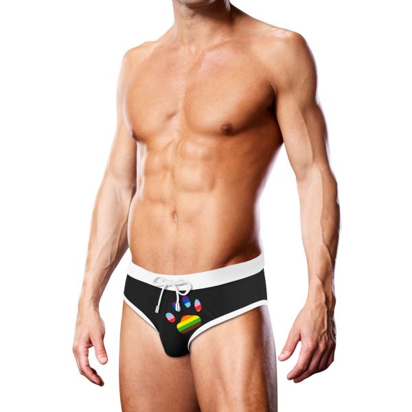 Prowler Bañador Slip - Negro Pata Oversized - XL
