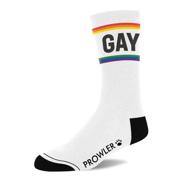 Prowler Calcetines Gay - Blanco/Pride