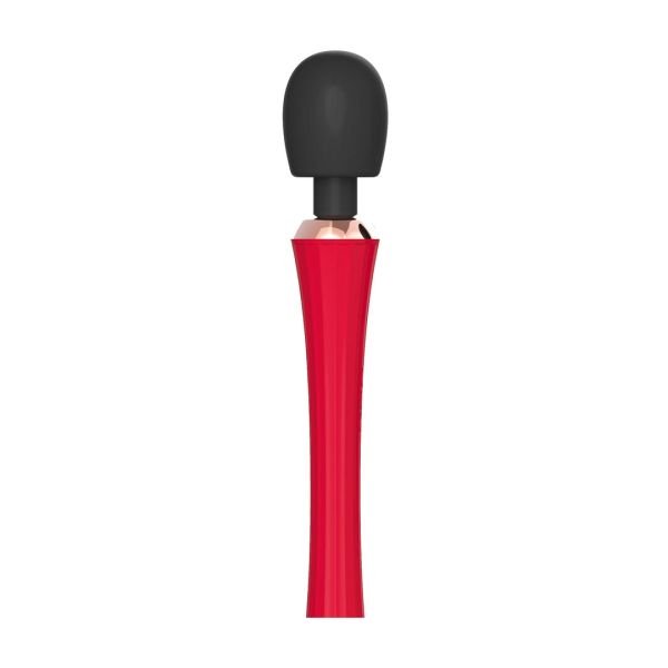 Totally For U The King - Varita vibradora potente - Rojo/Negro