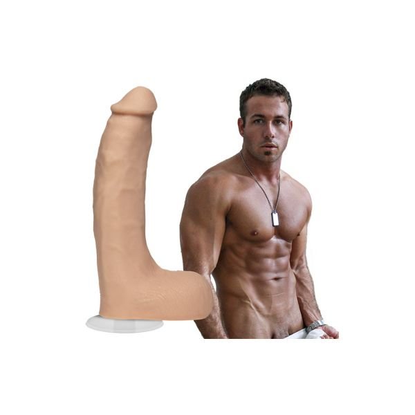 Doc Johnson Chad White - Dildo realista ULTRASKYN - 20 cm
