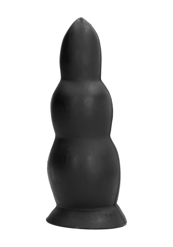 All Black Plug anal afilado - 23 cm