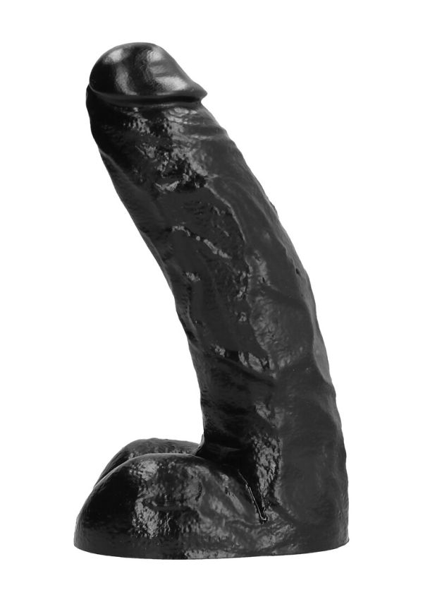 All Black Dildo de acero - 26 cm x 7 cm - 1,2 kg