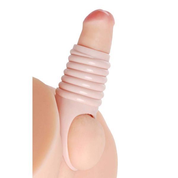 XR Brands Really Spacious Funda estriada para agrandar el pene
