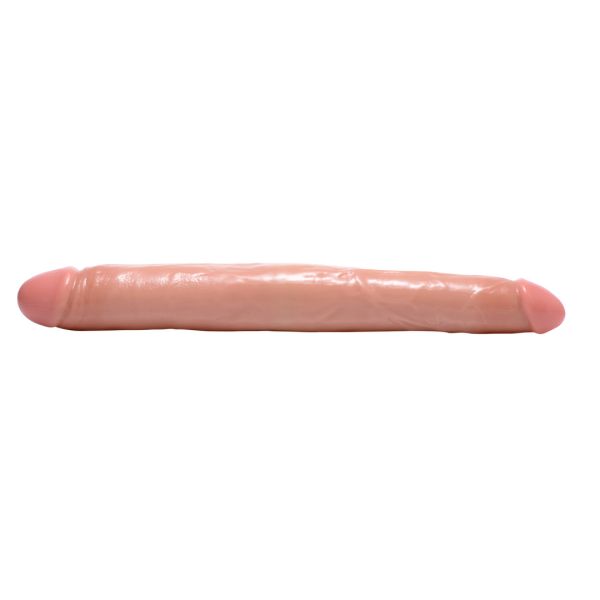 XR Brands Dildo doble realista - 44,5 cm - Carne