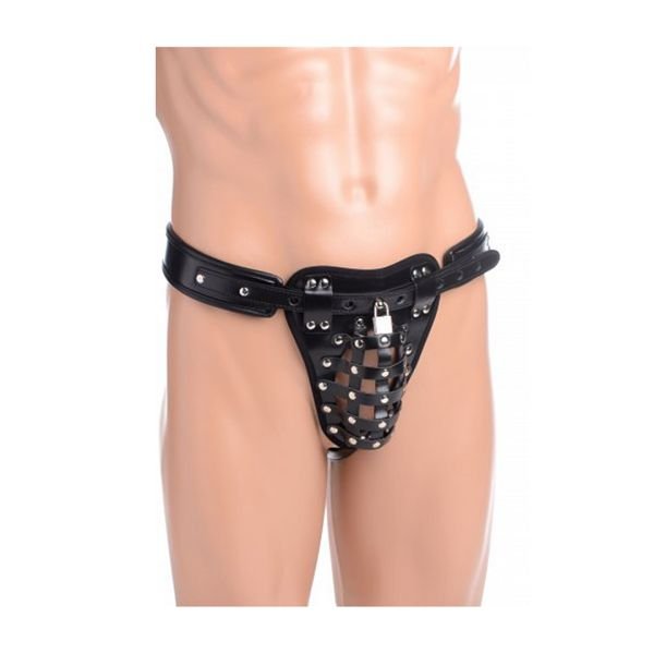 XR Brands STRICT - Cinturón de castidad masculino Safety Net
