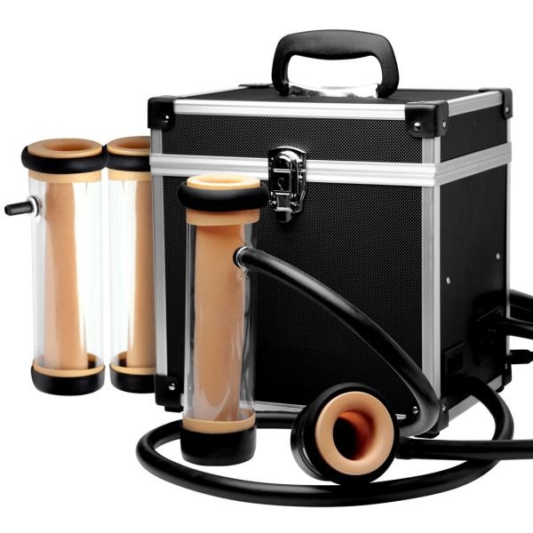 XR Brands The Super Milker - Máquina masturbadora automática Deluxe