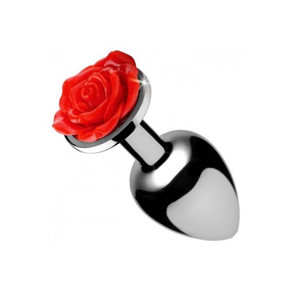 XR Brands Red Rose - Plug anal - Mediano