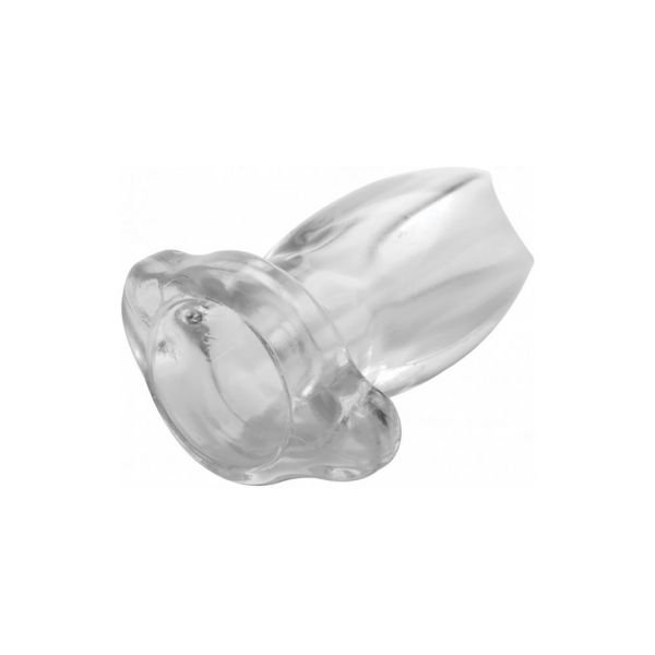 XR Brands Gape Glory - Plug anal hueco transparente - Large