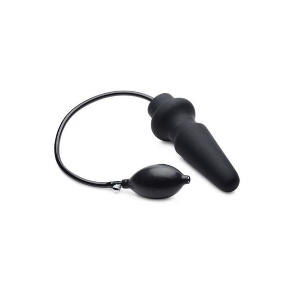 XR Brands Ass-Pand - Plug anal hinchable de silicona grande
