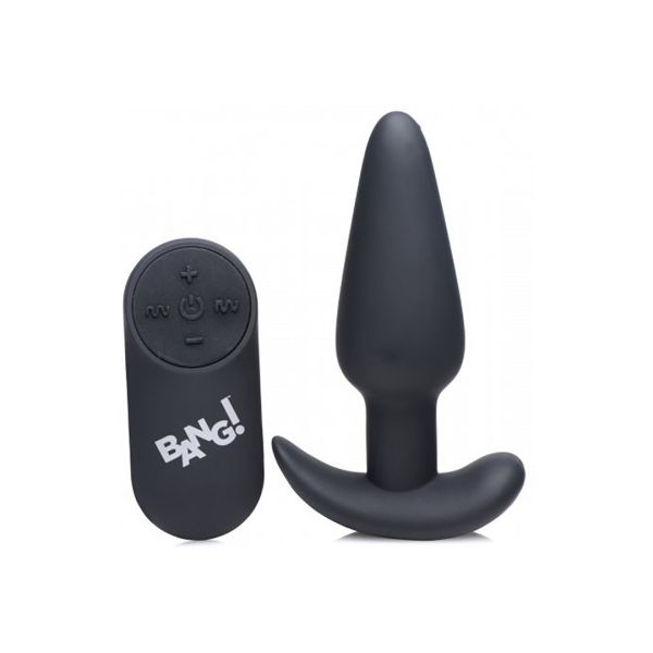 XR Brands Plug anal vibrador de silicona con mando a distancia