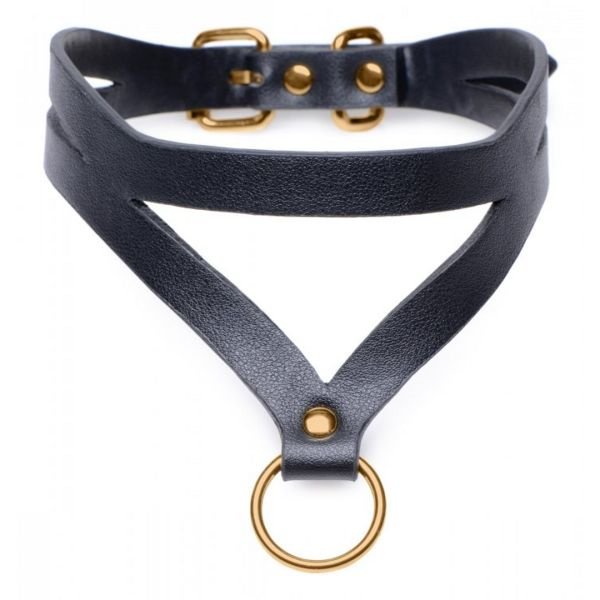 XR Brands Bondage Baddie - Collar con anilla en O