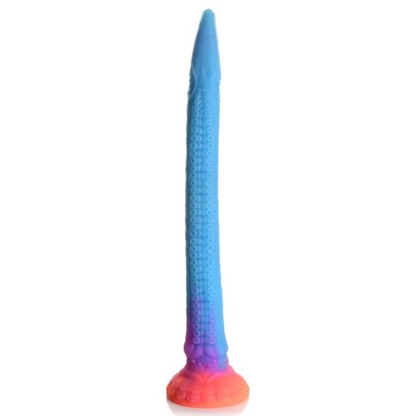 XR Brands Makara - Brilla en la oscuridad - Dildo serpiente de silicona